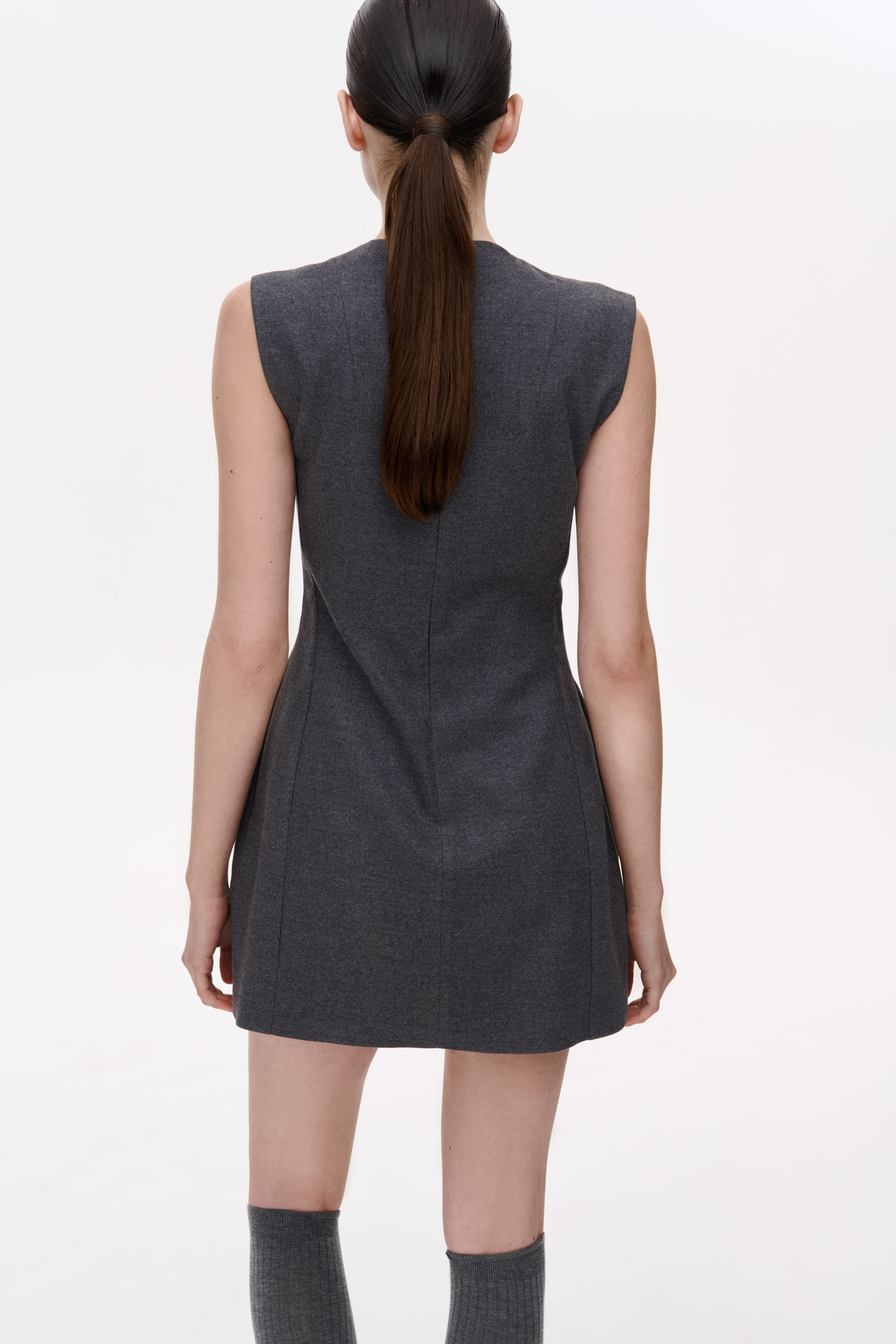 МІНІ СУКНЯ НАПІВПРИЛЕГЛОГО СИЛУЕТУ  1245 зображення 3